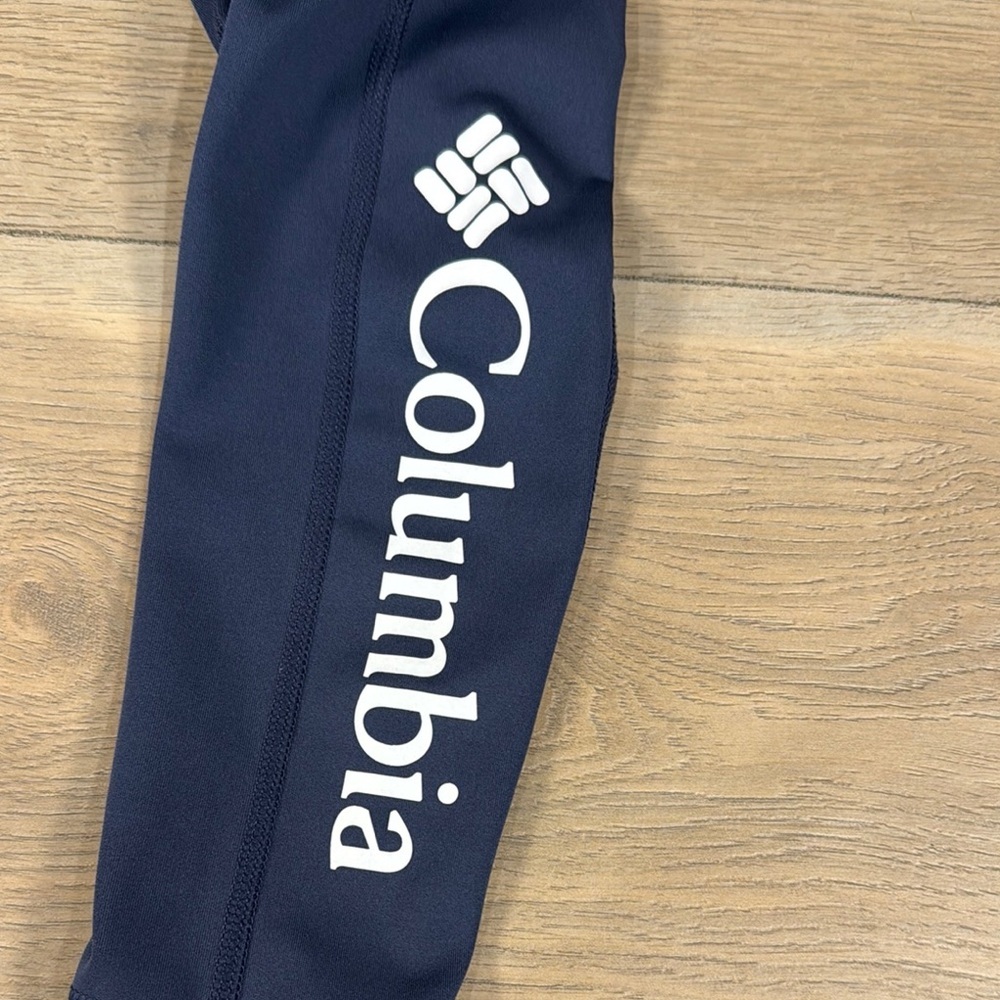 Columbia Girls Lodge Navy Blue Leggings - Picture 4 of 12